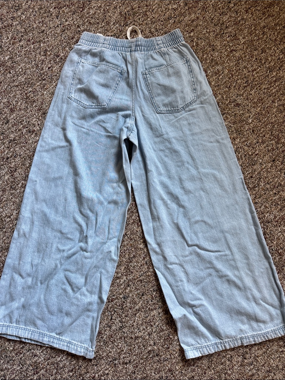 Universal Thread Light Blue Wide-Leg Drawstring Jeans - Picture 3 of 6